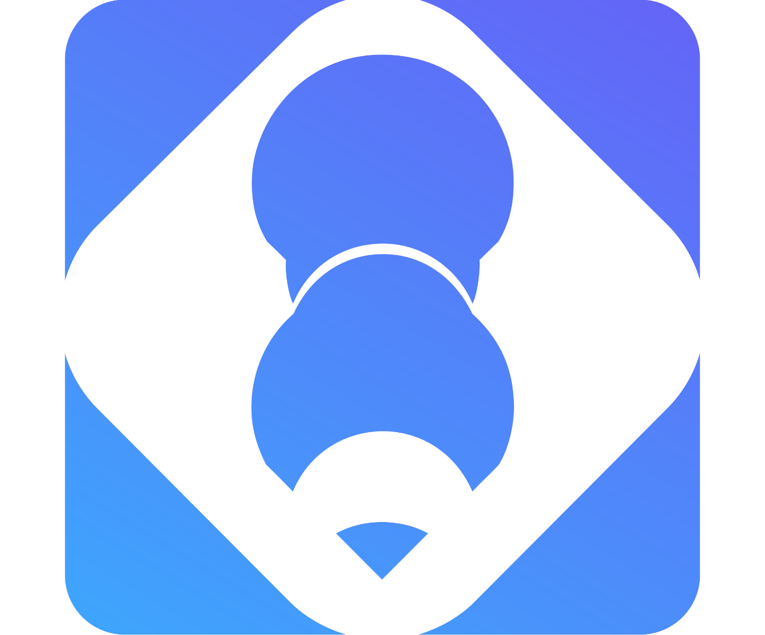 Hosting product (Squares that visually portray server technology and shared hosting)